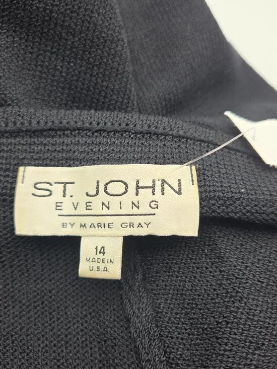 NWT St. John Evening Knit Pants – Black (Size 14) | - Picture 3 of 6